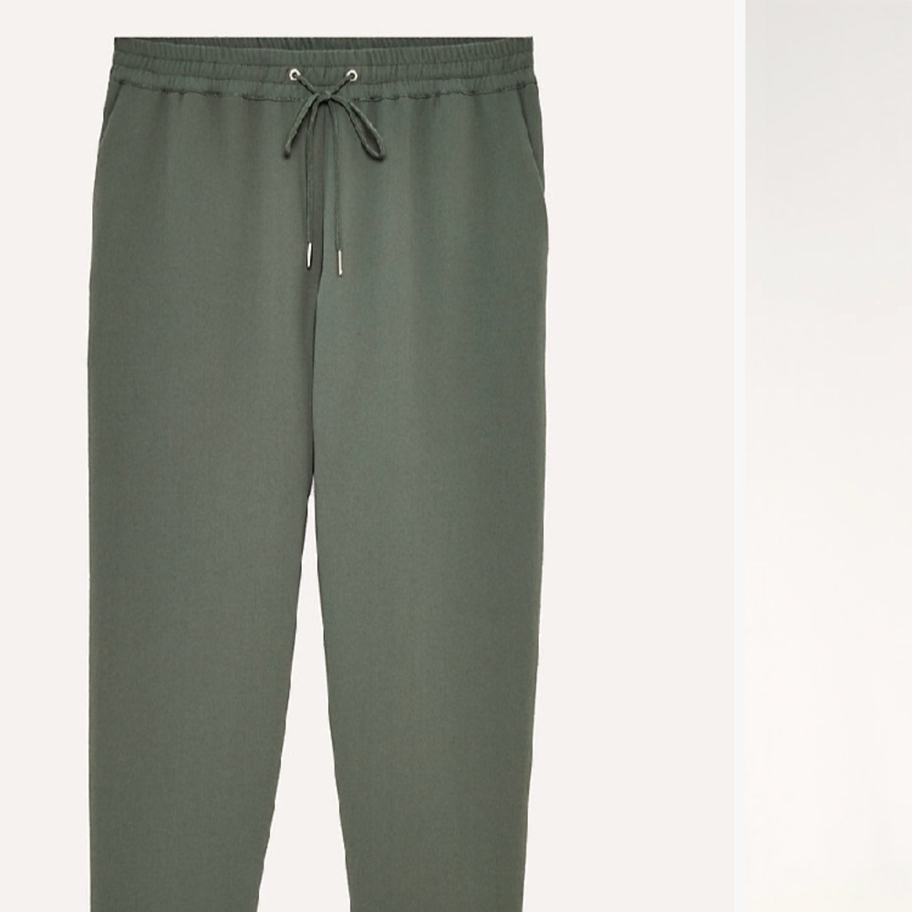 Green Aritzia Buffon pants medium